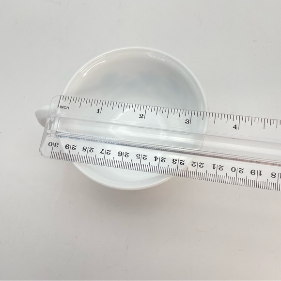 2 Vintage Arcopal France Coffee Mug Tea Cups Blue Onion Pattern Milk Glass - Picture 11 of 12